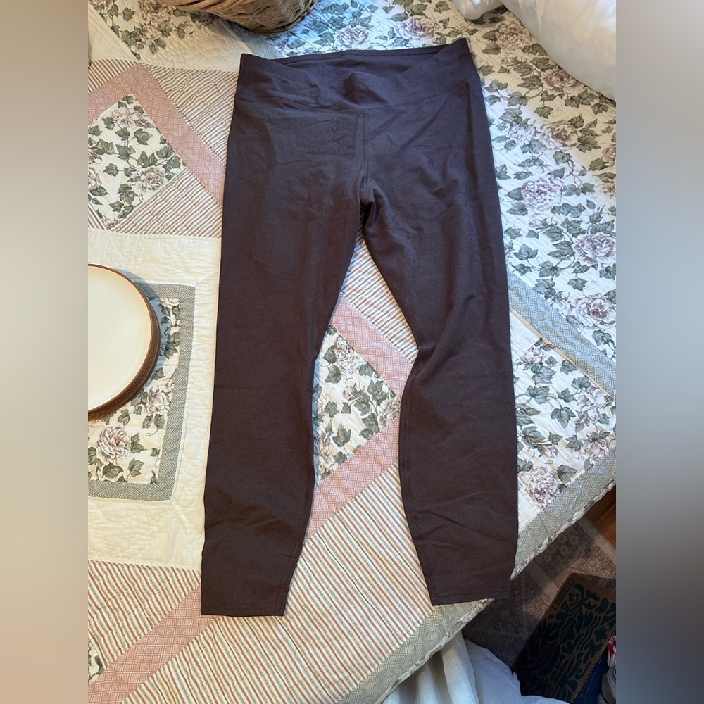 Pact Heather Brown On The Go-To pocket Legging